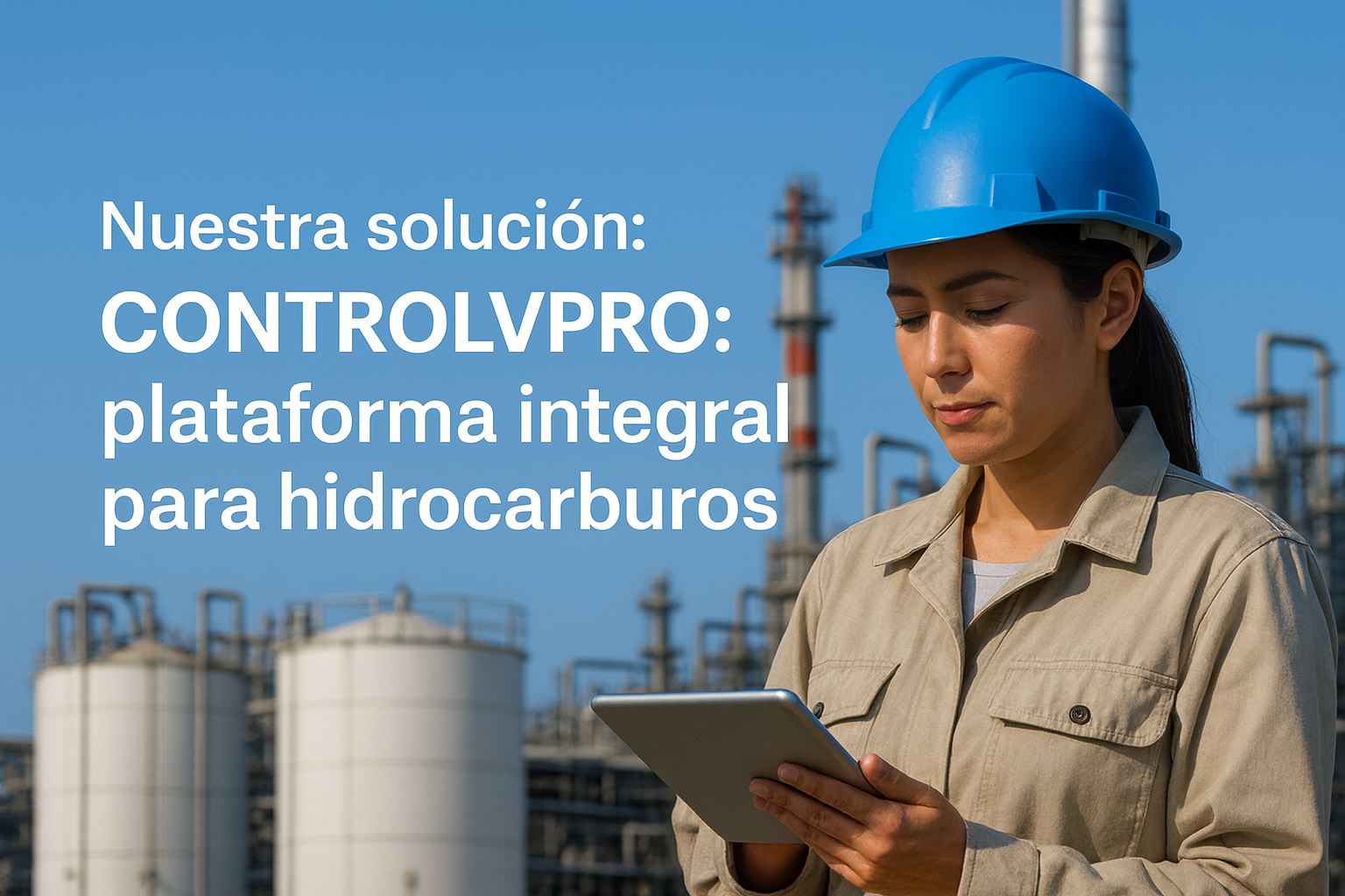 Plataforma integral de controles volumétricos CONTROLVPRO